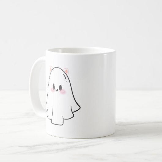 Mug Cute chat fantôme (Devant gauche)