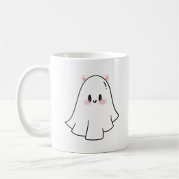 Mug Cute chat fantôme