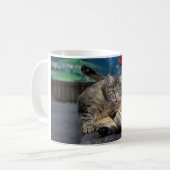 Mug Cute Chat Interrompu En Grooming (Devant gauche)