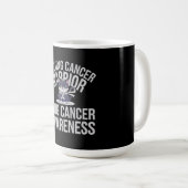 Mug Cute Chat Lung Cancer Guerrier Montrez Votre Force (Devant droit)