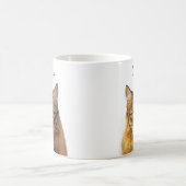 Mug Cute chat ou chien Photo personnalisée et nom Modè (Centre)