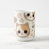 Mug Cute Chat simple chaton Motif (Centre)
