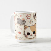 Mug Cute Chat simple chaton Motif (Devant gauche)