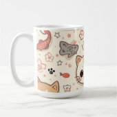 Mug Cute Chat simple chaton Motif (Gauche)