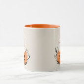 Mug Cute Chat Sur Une Illustration D'Halloween Citroui (Centre)
