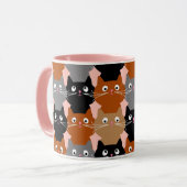 Mug Cute Chats Motif Adorable Feline Kittens Café (Devant gauche)