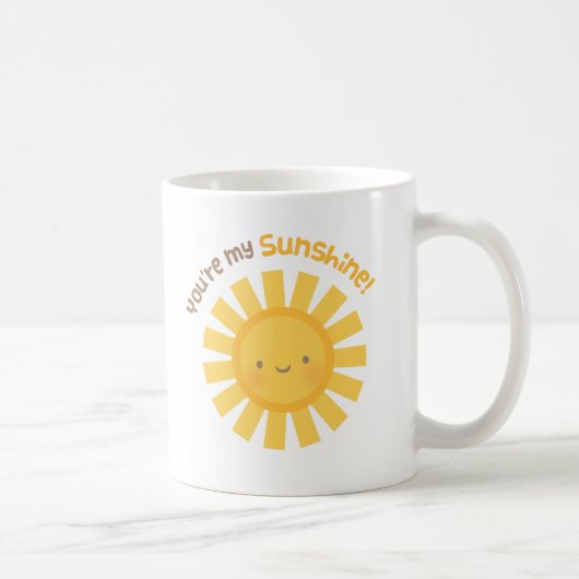 Mug Cute Cheery Appréciation Tu Es Mon Soleil (Droite)
