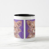 Mug Cute cheveux longs Chihuahua (Centre)