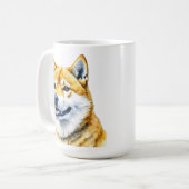 Mug Cute chia inu race de chien (Devant gauche)