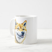 Mug Cute chia inu race de chien (Devant gauche)