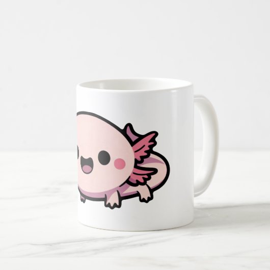Mug Cute Chibi Axolotl (Devant droit)