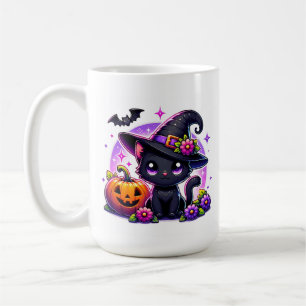 Mug Cute Chibi Happy Halloween Citrouille Personnalisé