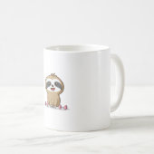 Mug Cute Chibi Sloth Exercice � Funny Kawaii Gym Anima (Devant droit)