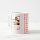 Mug Cute Chic Pink Stylish Galentine's Besties (Devant gauche)