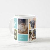 Mug Cute Chien Maman Animal de compagnie Photo Collage (Devant gauche)