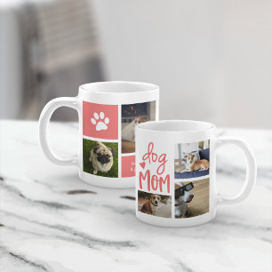 Mug Cute Chien Maman Animal de compagnie Photo Collage