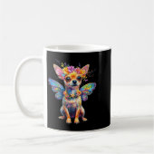 Mug Cute Chihuahua Dog Angel With Wings (Gauche)