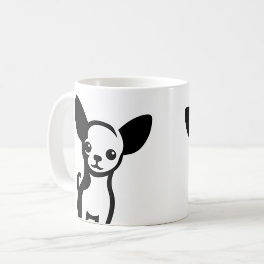 Mug Cute Chihuahua Puppy (Devant gauche)