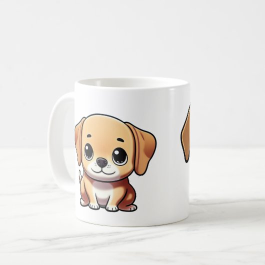 Mug Cute chiot (Devant gauche)