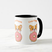 Mug Cute chiot (Devant droit)