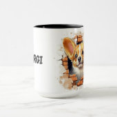 Mug Cute chipe de Corgi (Centre)