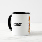 Mug Cute chipe de Corgi (Devant gauche)