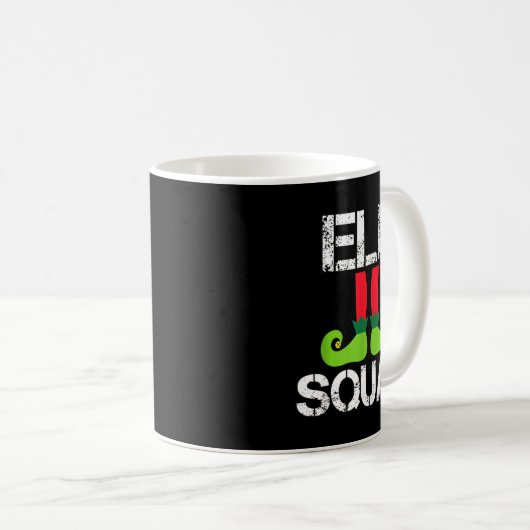 Mug Cute Christmas Cheer Elf Squad Santa's Helper (Devant droit)