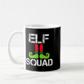 Mug Cute Christmas Cheer Elf Squad Santa's Helper (Gauche)