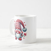 Mug Cute Christmas Gnome Festive Holiday Aesthetic Art (Devant gauche)