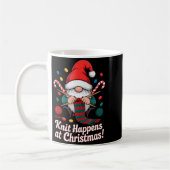 Mug Cute Christmas Knitting Gnome Yarn Xmas For Men Wo (Gauche)