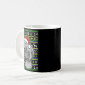 Mug Cute Christmas Manatee Shirt, Manatee Ugly Xmas Sw (Devant gauche)