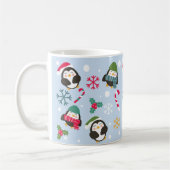 Mug Cute Christmas Penguin (Gauche)