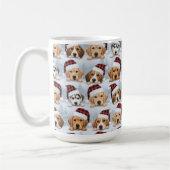 Mug Cute Christmas Puppies (Gauche)