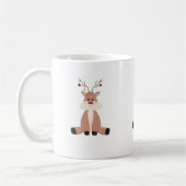 Mug Cute Christmas Reindeer (Gauche)