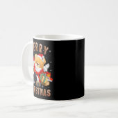 Mug Cute Christmas Teddy Bear Santa Claus (Devant gauche)