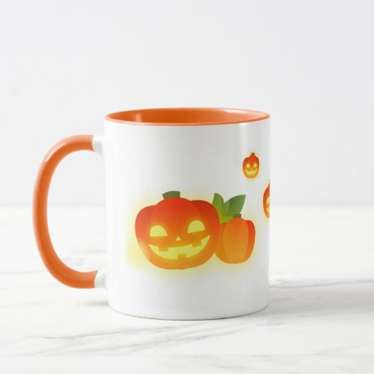 Mug Cute Citrouille d'Halloween (Gauche)