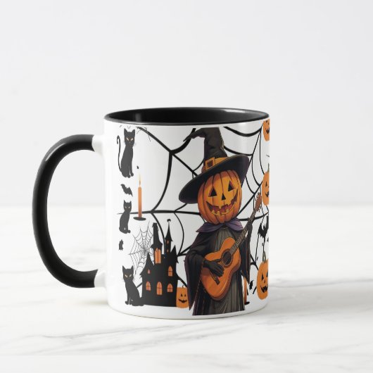 Mug Cute Citrouille d'Halloween (Gauche)