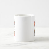 Mug Cute Citrouille Fantôme Boo Chat chauves-souris Mo (Centre)