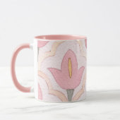 Mug Cute Classique Marocain avec tulipe Carrelage moti (Gauche)