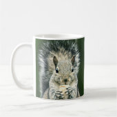 Mug Cute Close Up a Squirrel Snacking Wildlife Art (Gauche)