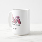 Mug Cute CNA Western Typographie 15 Ounce (Devant gauche)