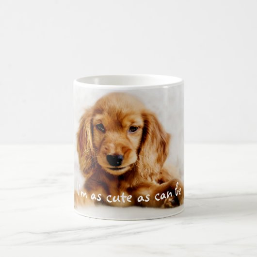 Mug Cute Cocker Spaniel Chien Mug/Coupe (Centre)