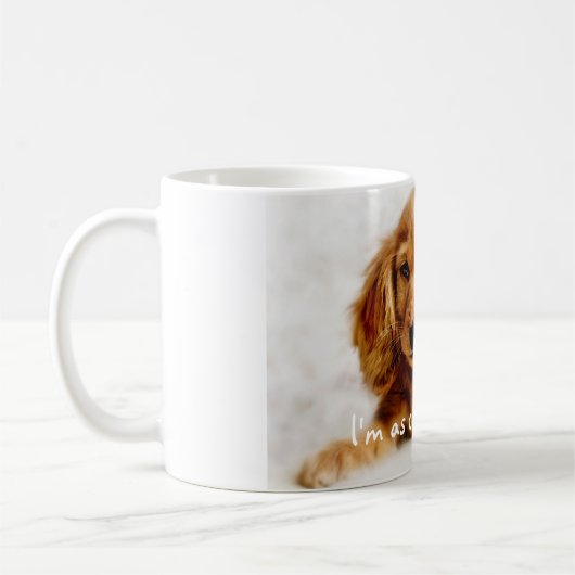 Mug Cute Cocker Spaniel Chien Mug/Coupe (Gauche)