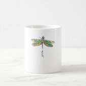 Mug Cute Colored Dragonfly T-Shirt (Centre)