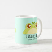 Mug Cute Comprendre Grenouille verte (Devant droit)