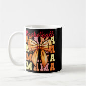 Mug Cute Coquette Bow Jeu Jour Basketball Mama Pour Ma (Gauche)