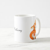 Mug Cute Corgi Butt, cadeau d'amoureux du corgi, Nom p (Devant droit)