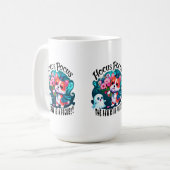 Mug Cute Corgi Halloween Art : Hocus Pocus Thème Desig (Devant gauche)