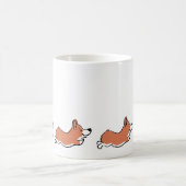 Mug Cute Corgi Simple Musique Personnalisée (Centre)