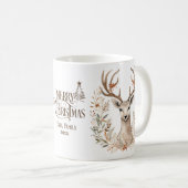 Mug Cute Cosy renne de Noël scandinave (Devant droit)